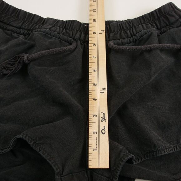 Aritzia Wilfred Free Blak Linen Blend Habitus Shorts Womens Sz M - Picture 8 of 10